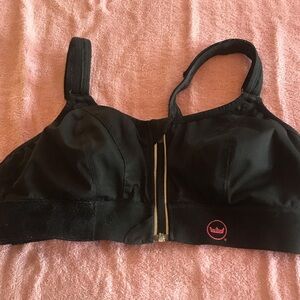 SHEFIT Black Flex high impact Sports Bra L/Luxe